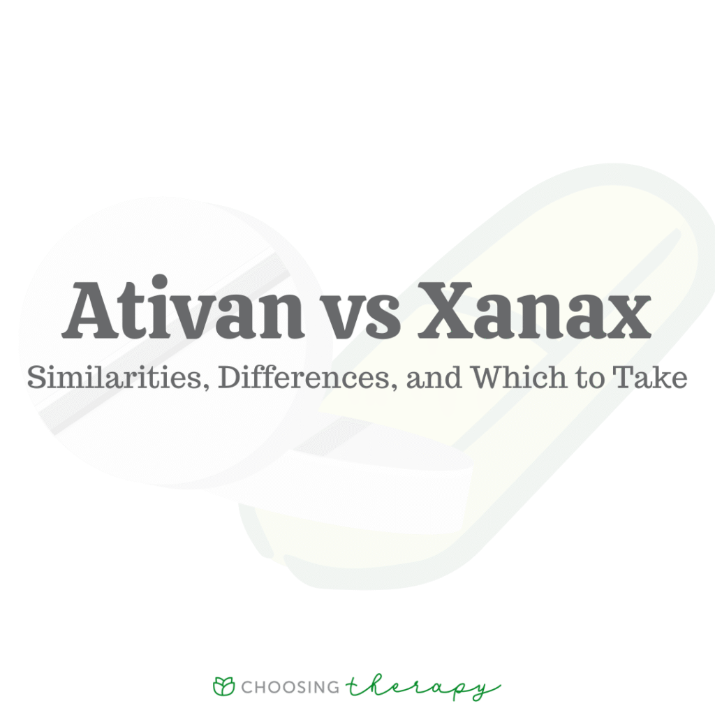 Ativan vs. Xanax: